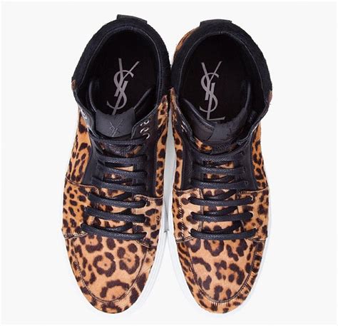 ysl cheetah high tops|Saint Laurent Sneakers .